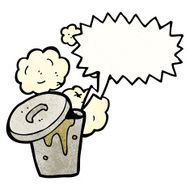 gross rubbish bin cartoon N3