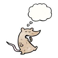yawning mouse cartoon N5