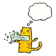 burping cat cartoon N27