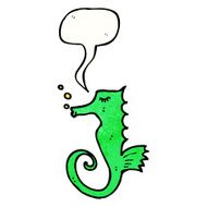 Cartoon Seahorse N44