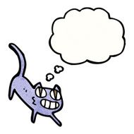 funny cartoon cat N228