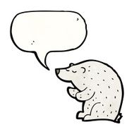 Cartoon Polar Bear N136