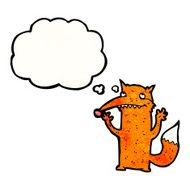 Happy fox cartoon N8