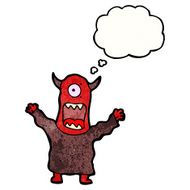 Cartoon monster N165