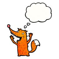 happy cartoon fox N4