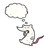 yawning mouse cartoon N6
