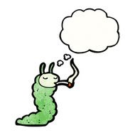 caterpillar smoking cigarette N2