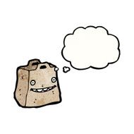 paper bag cartoon character N18