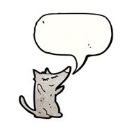 little wolf cartoon N14