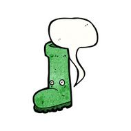 cartoon wellington boot N15