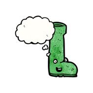 cartoon wellington boot N16