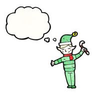 Cartoon Christmas Elf N124