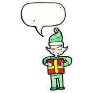 Cartoon Christmas Elf N126