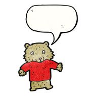 cartoon teddy bear N277