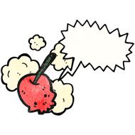 cartoon cherry skull N6