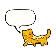 funny cartoon cat N232