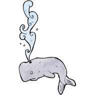 Cartoon Whale N109