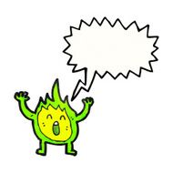 little flame creature cartoon N3