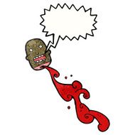 gross chopped head cartoon N2