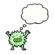 little green monster cartoon N2