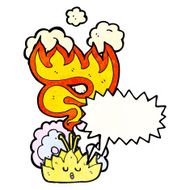 lotus flower with speech bubble cartoon N3