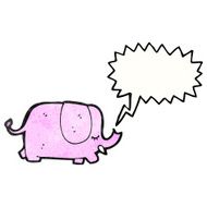 trumpeting elephant cartoon N3