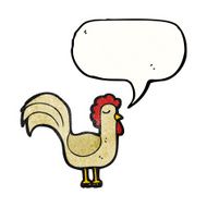 cartoon cockerel N34