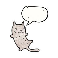 funny cartoon cat N235