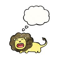 cartoon lion (raster version) N3
