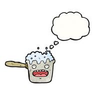 cartoon hot kitchen pan N7