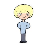 cartoon happy man N550