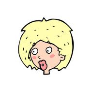 cartoon woman looking N12