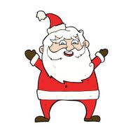 jolly santa cartoon N34