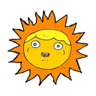 sun cartoon character N16