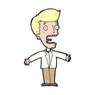 cartoon screaming man N24