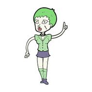 cartoon halloween girl N24