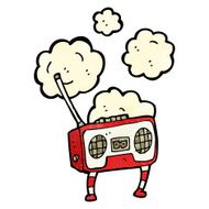 cartoon retro radio N7