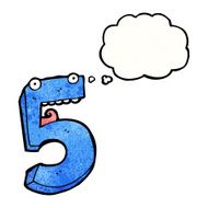 cartoon number five N7