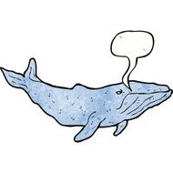 Cartoon Whale N111