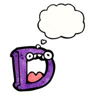 cartoon letterd