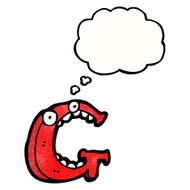 cartoon letter g N20