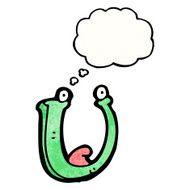 cartoon letter u N20