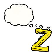 cartoon letter z N17