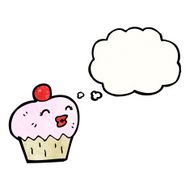 cartoon cupcake N189