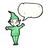 Cartoon Christmas Elf N130