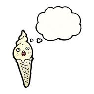 cartoon ice cream character N3