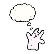 happy pink rabbit cartoon N4