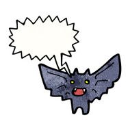 cartoon vampire bat N37