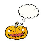 spooky halloween pumpkin cartoon N8