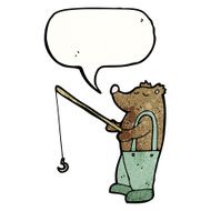 bear fishing cartoon N2